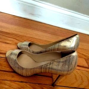Enzo Angiolini open toe heels